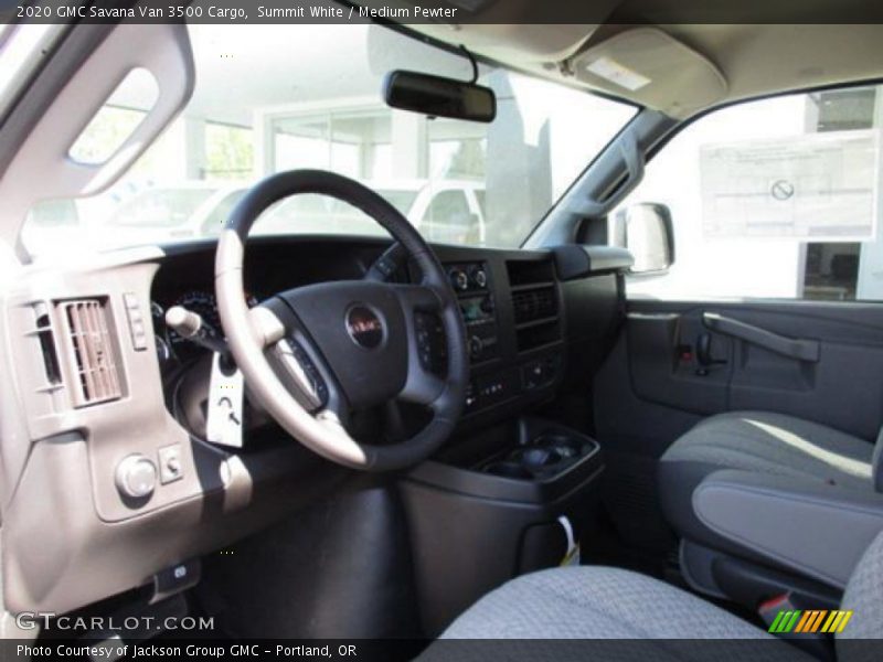 Summit White / Medium Pewter 2020 GMC Savana Van 3500 Cargo