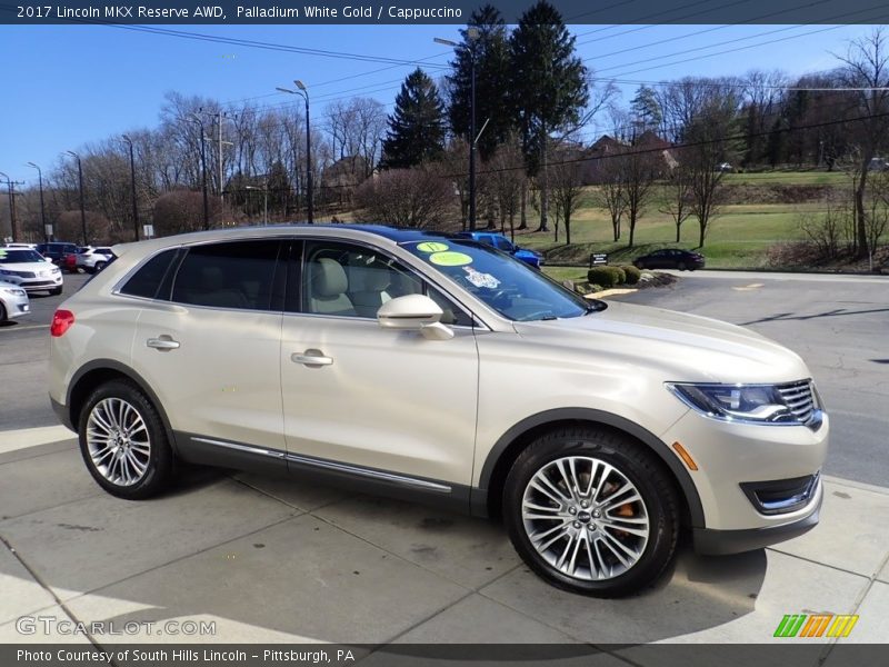 Palladium White Gold / Cappuccino 2017 Lincoln MKX Reserve AWD