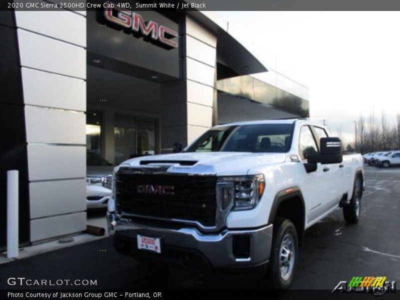 Summit White / Jet Black 2020 GMC Sierra 2500HD Crew Cab 4WD