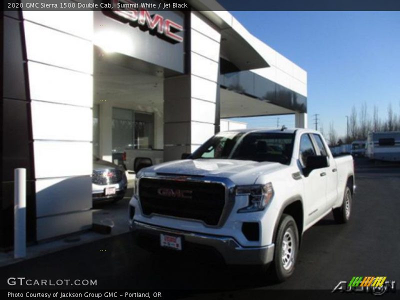 Summit White / Jet Black 2020 GMC Sierra 1500 Double Cab