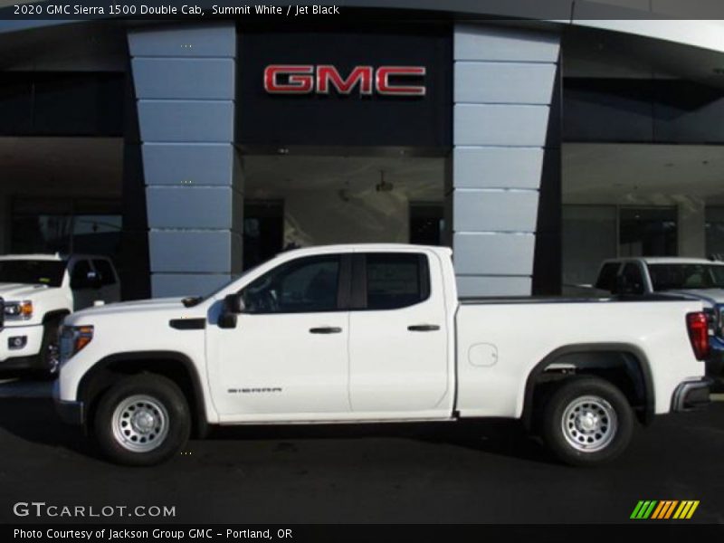 Summit White / Jet Black 2020 GMC Sierra 1500 Double Cab