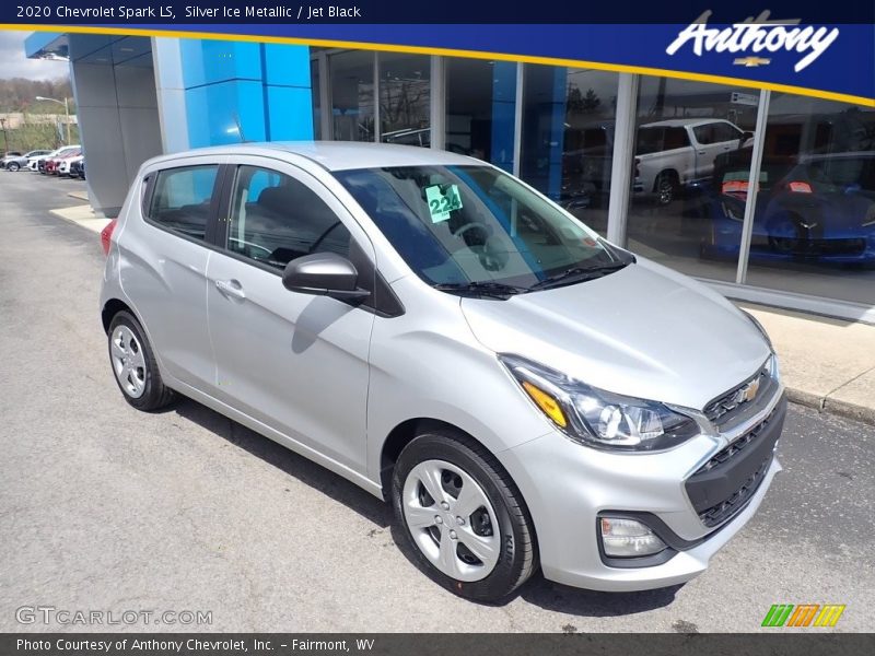 Silver Ice Metallic / Jet Black 2020 Chevrolet Spark LS