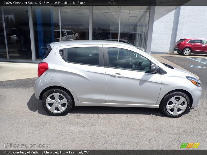 Silver Ice Metallic / Jet Black 2020 Chevrolet Spark LS
