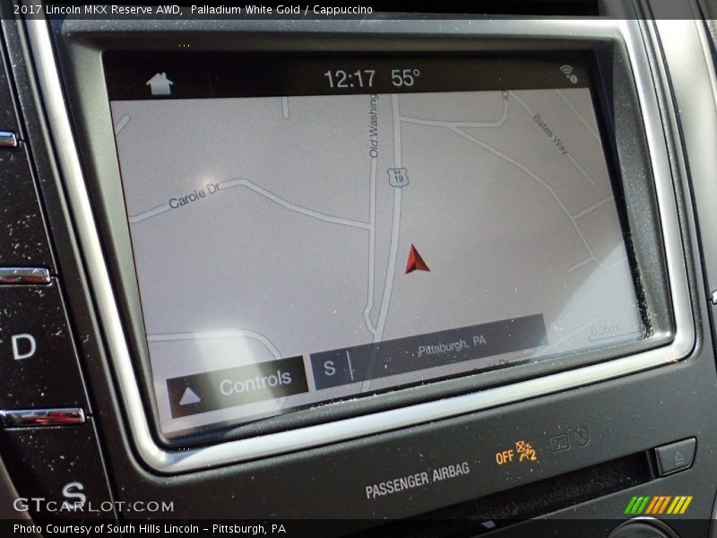 Palladium White Gold / Cappuccino 2017 Lincoln MKX Reserve AWD