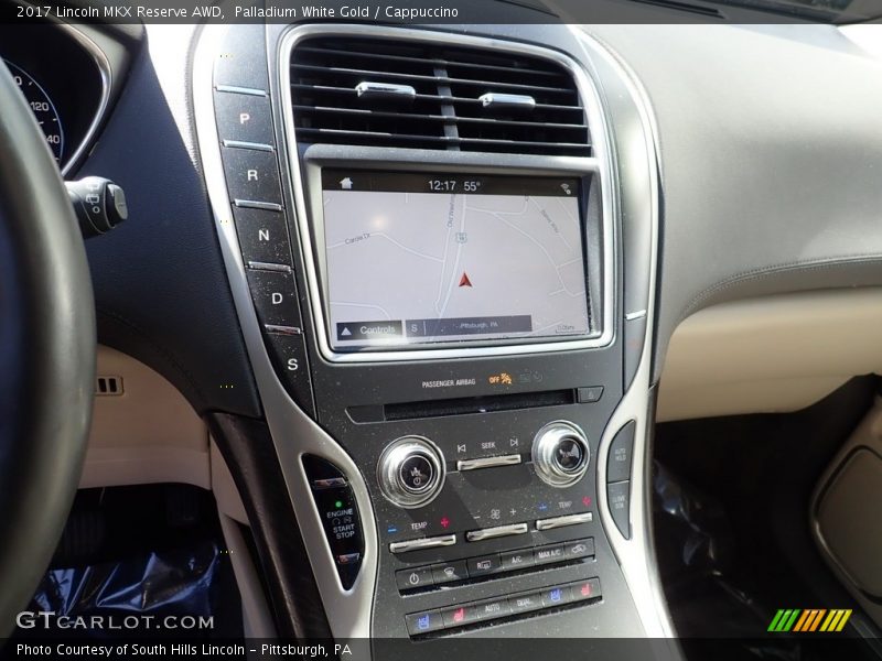 Palladium White Gold / Cappuccino 2017 Lincoln MKX Reserve AWD