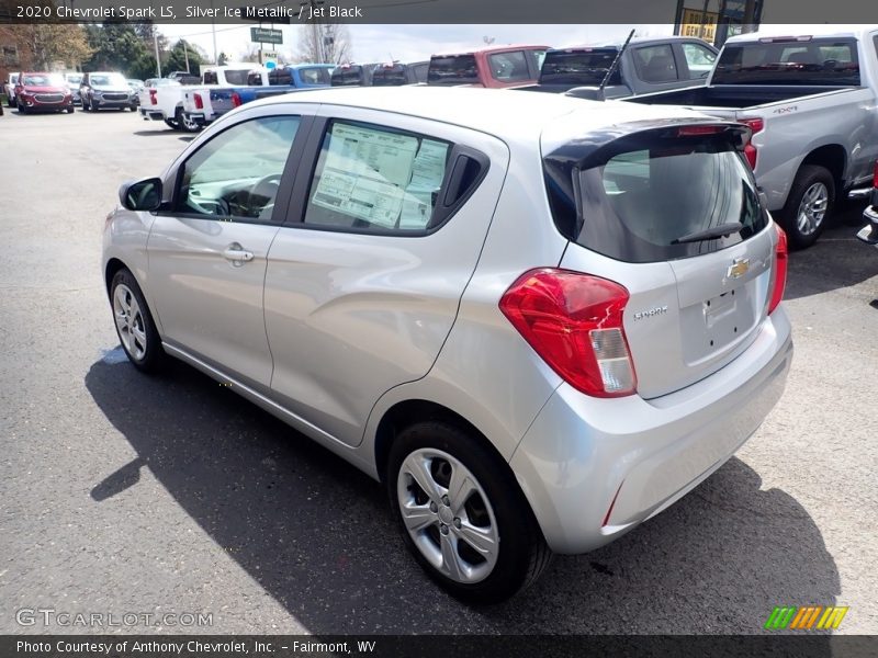 Silver Ice Metallic / Jet Black 2020 Chevrolet Spark LS