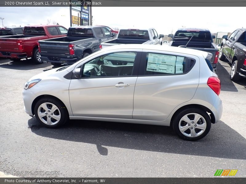 Silver Ice Metallic / Jet Black 2020 Chevrolet Spark LS