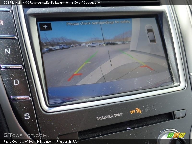 Palladium White Gold / Cappuccino 2017 Lincoln MKX Reserve AWD