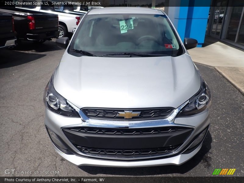 Silver Ice Metallic / Jet Black 2020 Chevrolet Spark LS