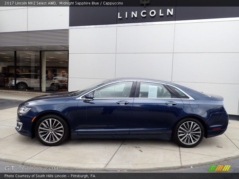  2017 MKZ Select AWD Midnight Sapphire Blue