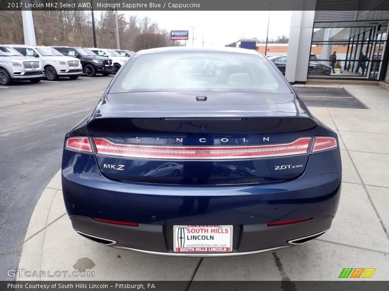 Midnight Sapphire Blue / Cappuccino 2017 Lincoln MKZ Select AWD