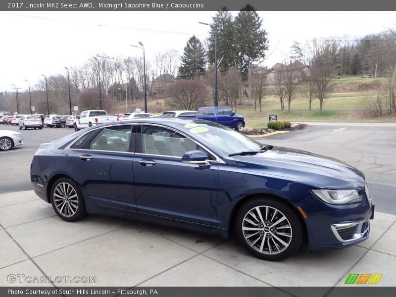Midnight Sapphire Blue / Cappuccino 2017 Lincoln MKZ Select AWD