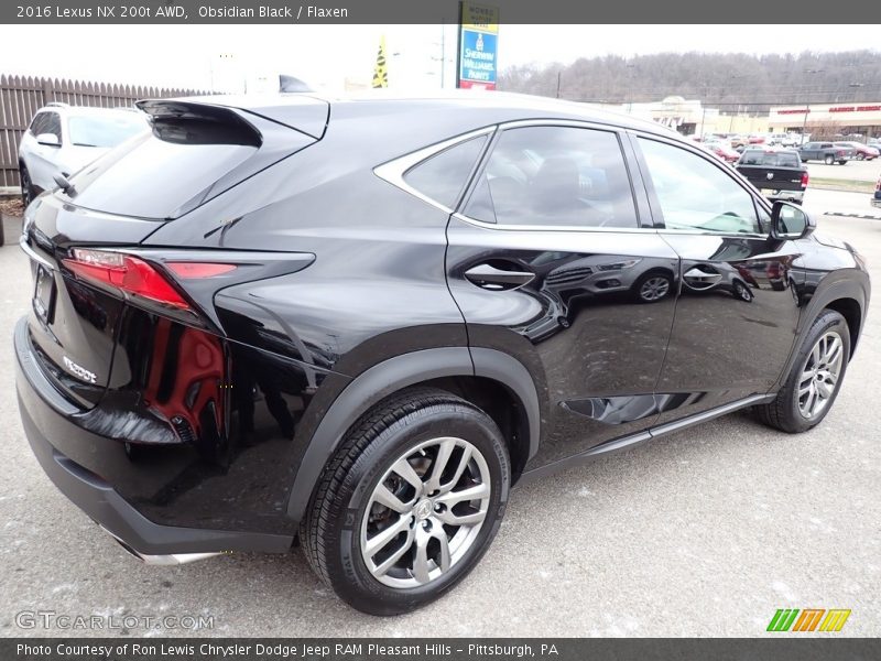 Obsidian Black / Flaxen 2016 Lexus NX 200t AWD