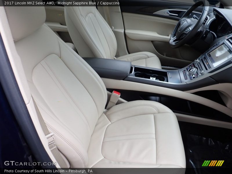 Front Seat of 2017 MKZ Select AWD