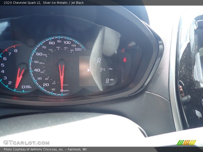 Silver Ice Metallic / Jet Black 2020 Chevrolet Spark LS