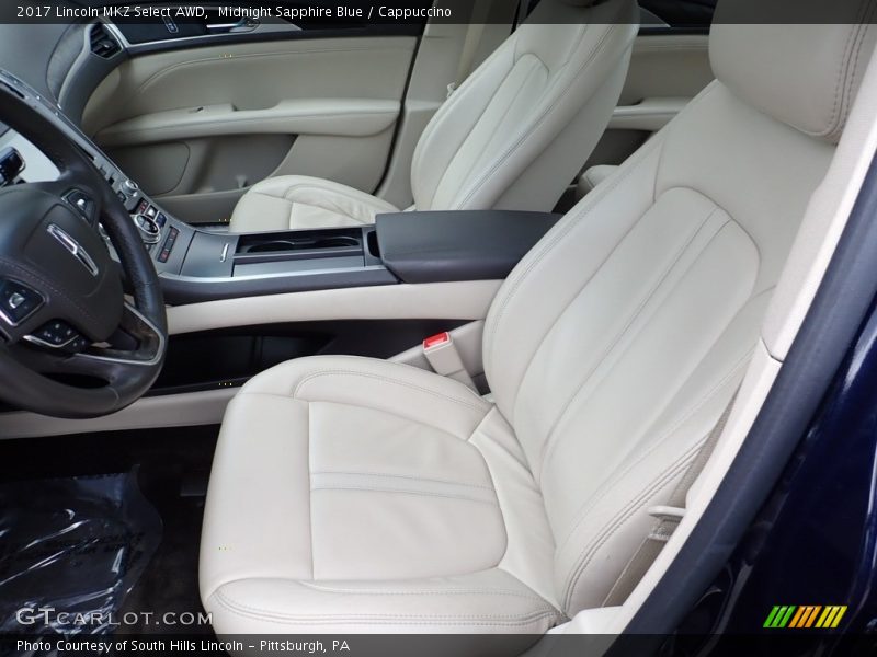 Front Seat of 2017 MKZ Select AWD