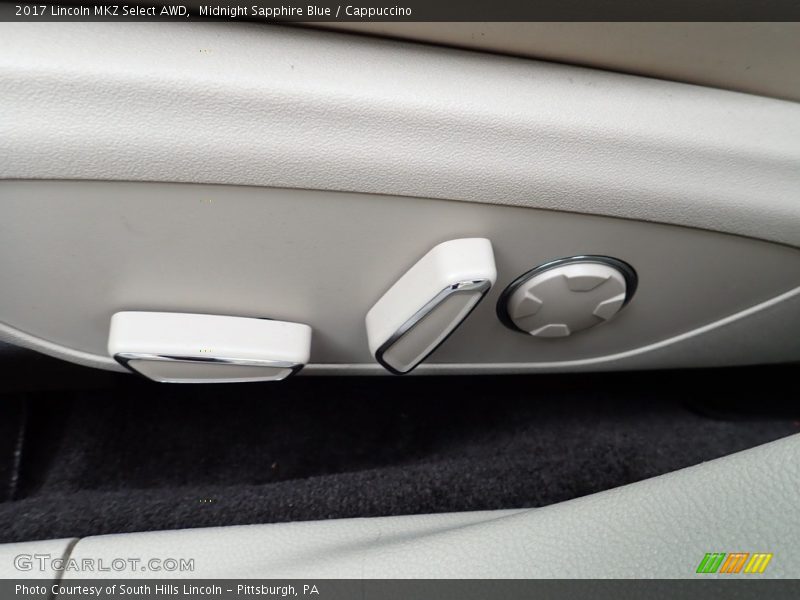 Front Seat of 2017 MKZ Select AWD