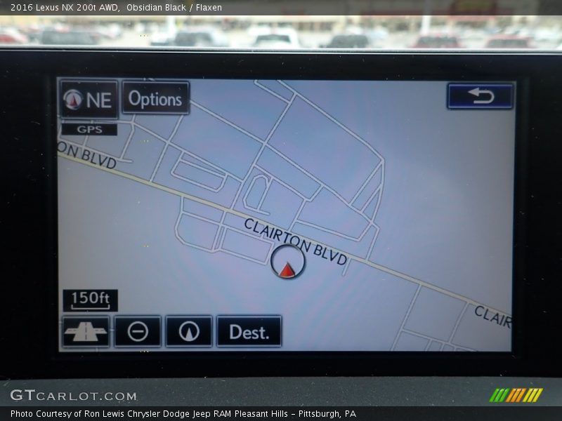 Navigation of 2016 NX 200t AWD
