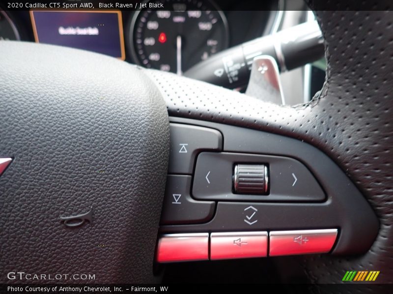 Black Raven / Jet Black 2020 Cadillac CT5 Sport AWD