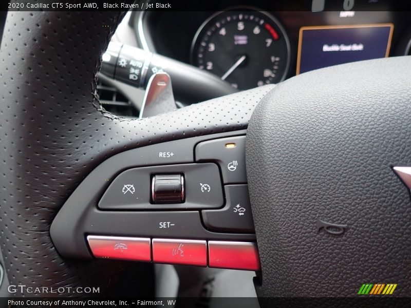 Black Raven / Jet Black 2020 Cadillac CT5 Sport AWD