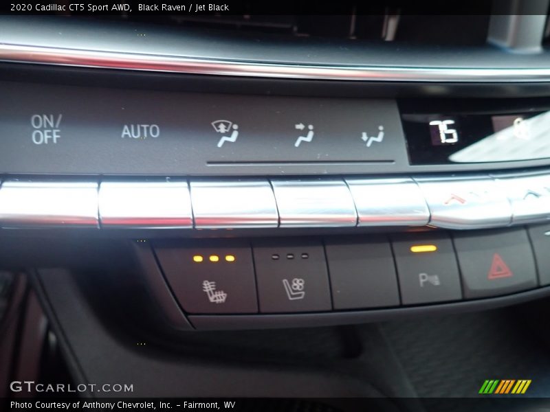 Black Raven / Jet Black 2020 Cadillac CT5 Sport AWD
