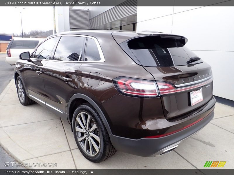 Ochre Brown / Coffee 2019 Lincoln Nautilus Select AWD