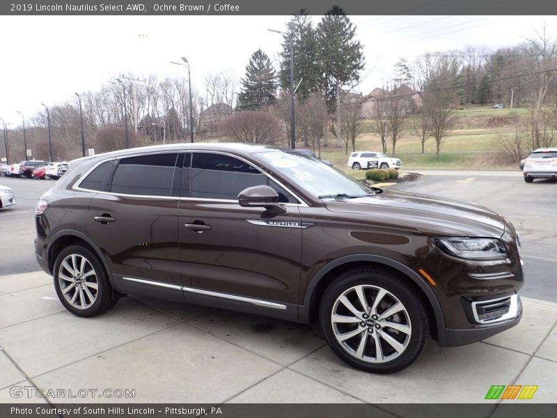 Ochre Brown / Coffee 2019 Lincoln Nautilus Select AWD