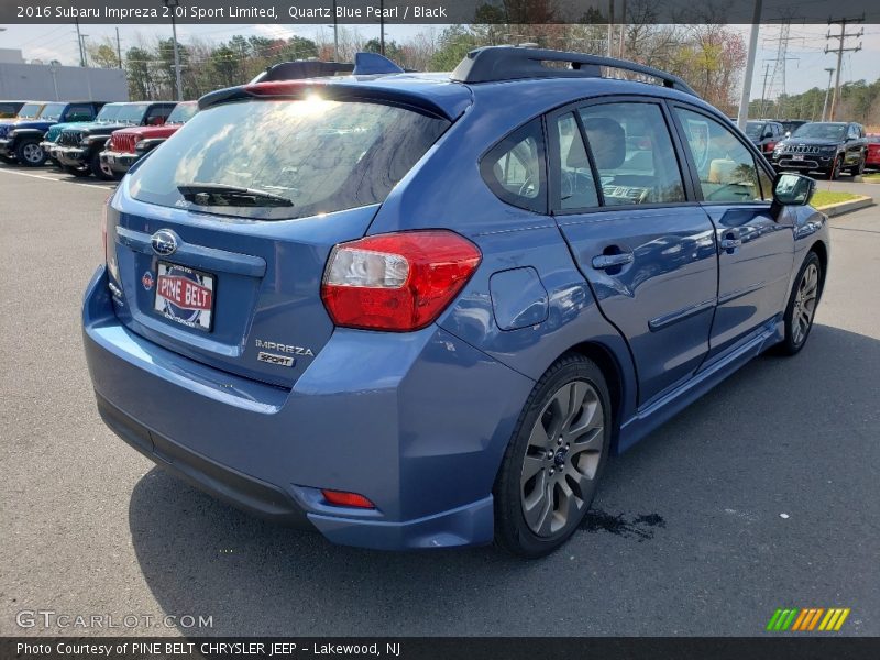 Quartz Blue Pearl / Black 2016 Subaru Impreza 2.0i Sport Limited