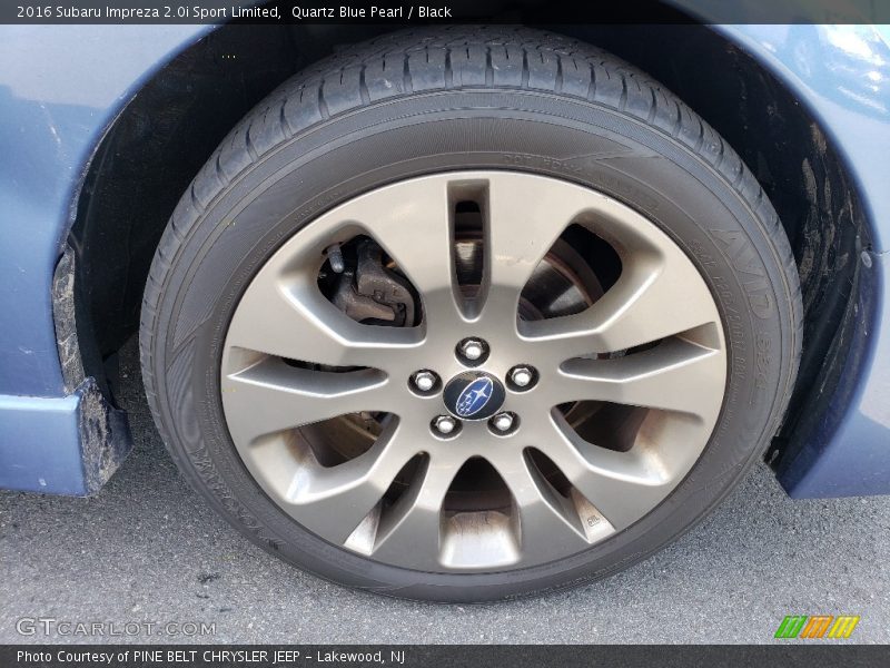  2016 Impreza 2.0i Sport Limited Wheel