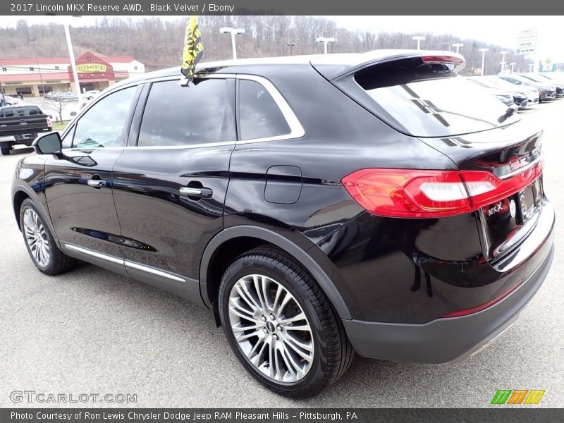 Black Velvet / Ebony 2017 Lincoln MKX Reserve AWD