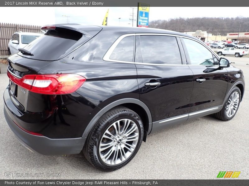 Black Velvet / Ebony 2017 Lincoln MKX Reserve AWD