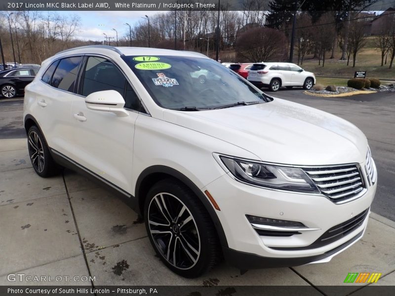 Front 3/4 View of 2017 MKC Black Label AWD