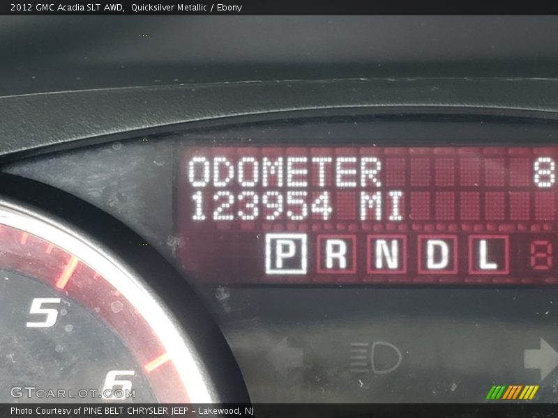 Quicksilver Metallic / Ebony 2012 GMC Acadia SLT AWD