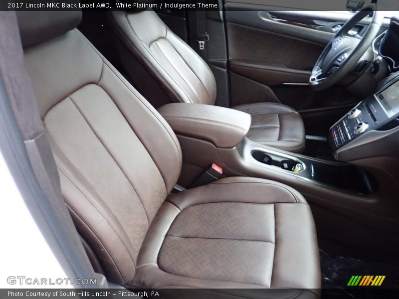 Front Seat of 2017 MKC Black Label AWD