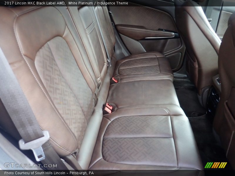 Rear Seat of 2017 MKC Black Label AWD