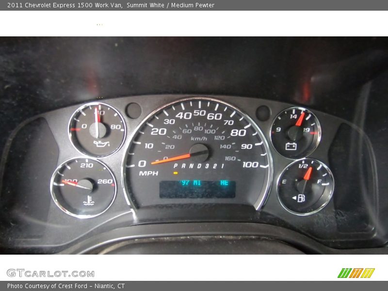 Summit White / Medium Pewter 2011 Chevrolet Express 1500 Work Van