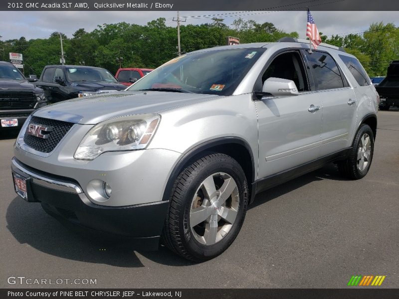 Quicksilver Metallic / Ebony 2012 GMC Acadia SLT AWD