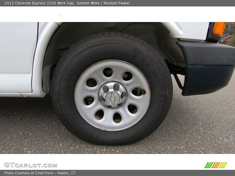 Summit White / Medium Pewter 2011 Chevrolet Express 1500 Work Van
