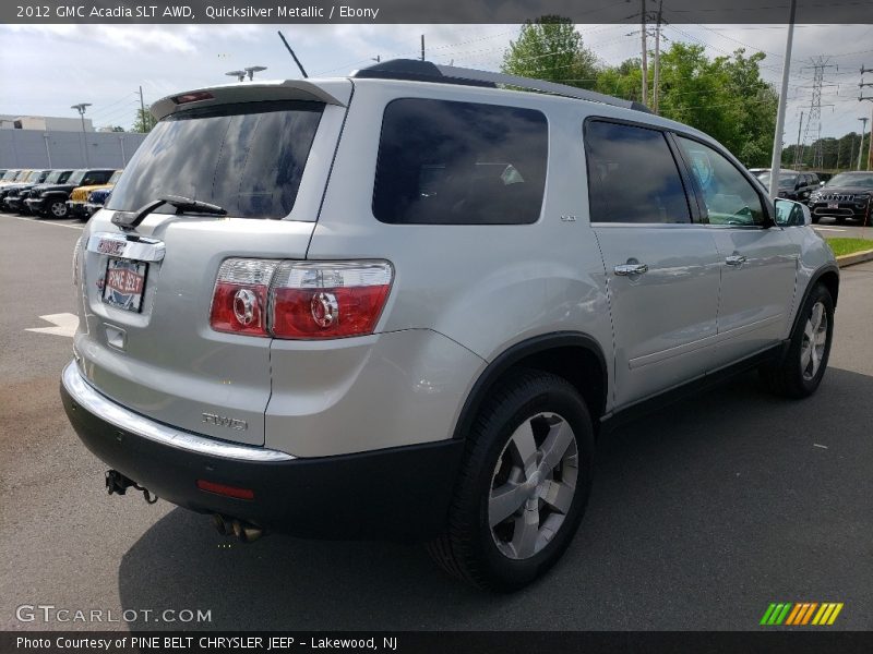 Quicksilver Metallic / Ebony 2012 GMC Acadia SLT AWD