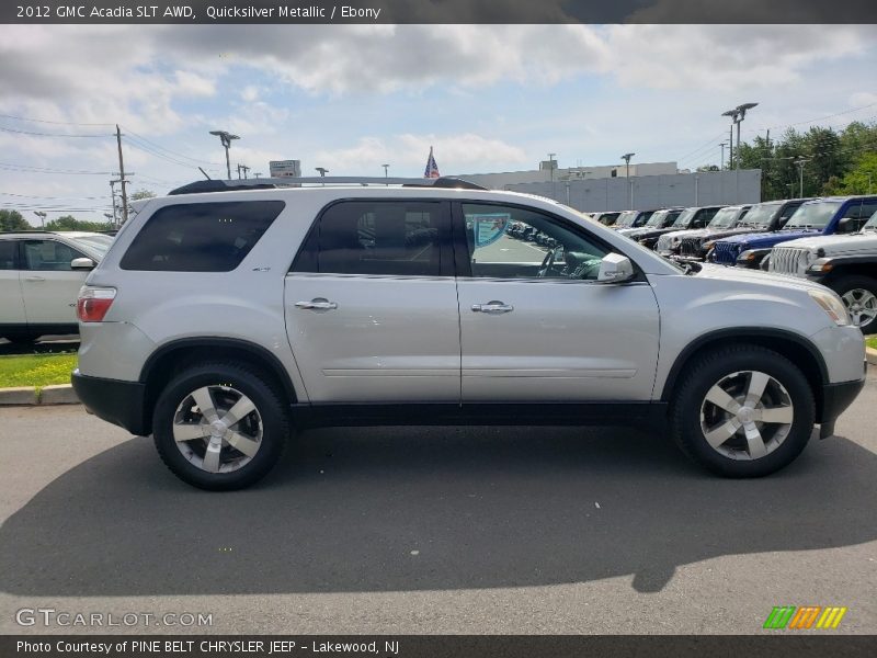 Quicksilver Metallic / Ebony 2012 GMC Acadia SLT AWD