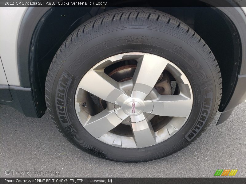 Quicksilver Metallic / Ebony 2012 GMC Acadia SLT AWD