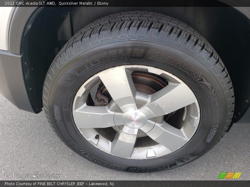 Quicksilver Metallic / Ebony 2012 GMC Acadia SLT AWD