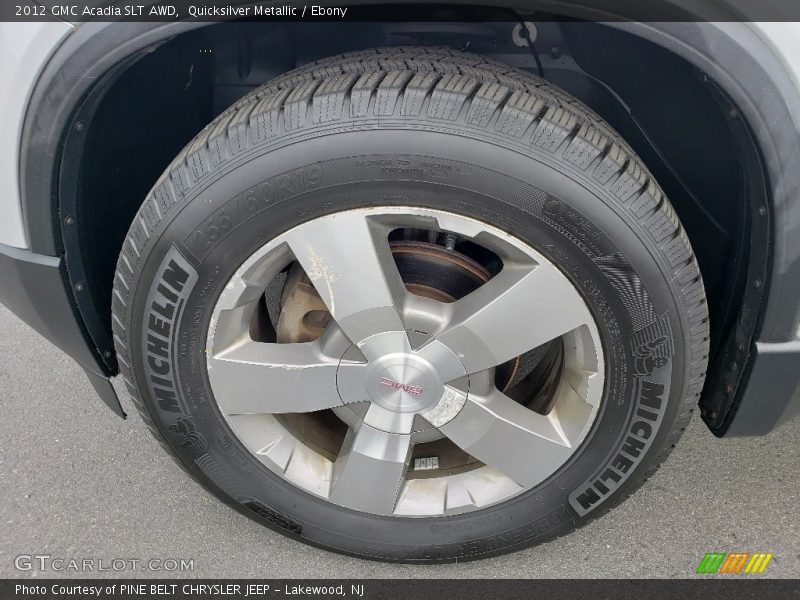 Quicksilver Metallic / Ebony 2012 GMC Acadia SLT AWD