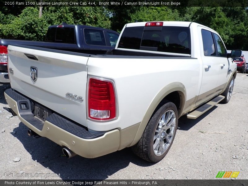 2016 1500 Laramie Longhorn Crew Cab 4x4 Bright White