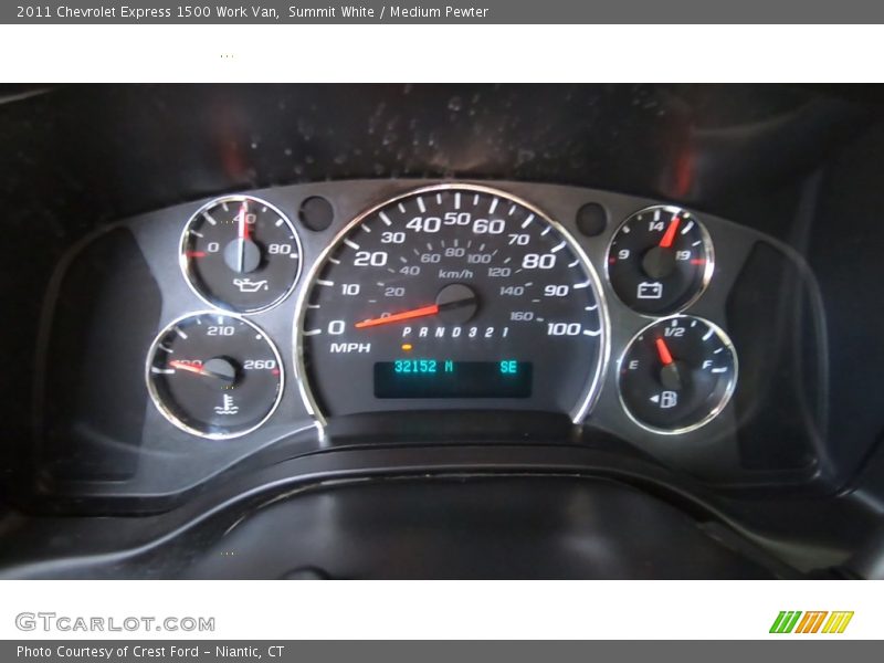 Summit White / Medium Pewter 2011 Chevrolet Express 1500 Work Van