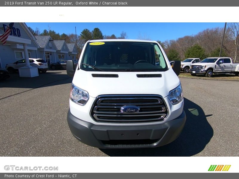 Oxford White / Charcoal black 2019 Ford Transit Van 250 LR Regular
