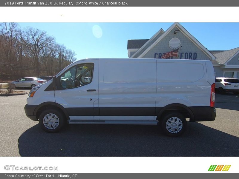 Oxford White / Charcoal black 2019 Ford Transit Van 250 LR Regular