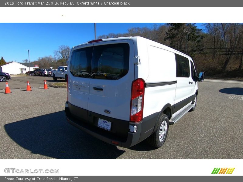 Oxford White / Charcoal black 2019 Ford Transit Van 250 LR Regular