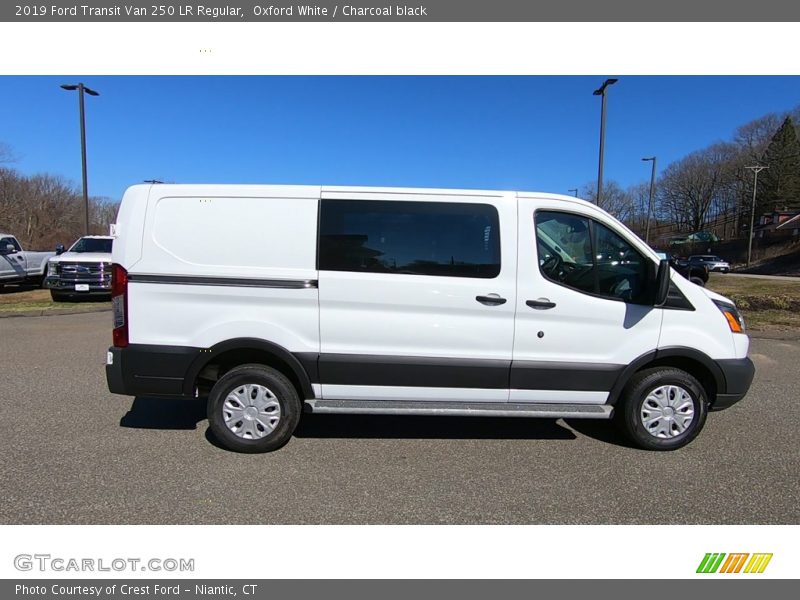 Oxford White / Charcoal black 2019 Ford Transit Van 250 LR Regular