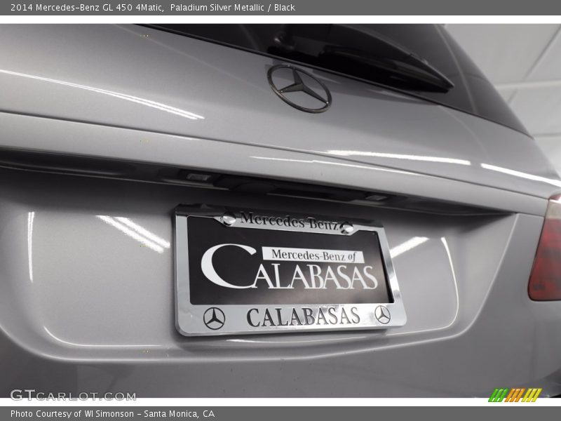 Paladium Silver Metallic / Black 2014 Mercedes-Benz GL 450 4Matic